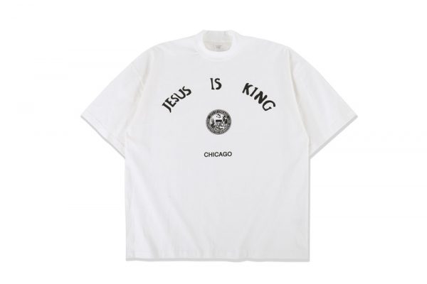 Jesus is King Chicago White T-Shirt JSK0309