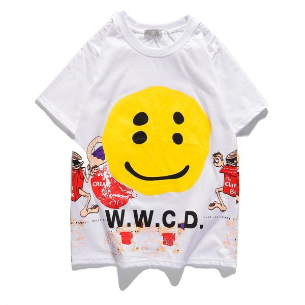 Kanye West W.W.C.D Smiley Face Tshirt JSK0309