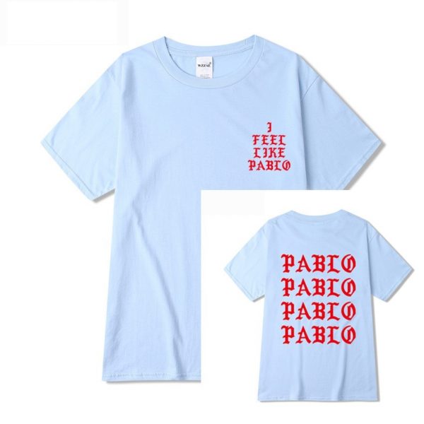 Kanye West I Feel Like Pablo T-shirt Men Streetwear JSK0309