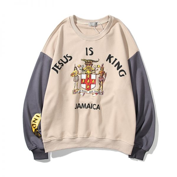 Jesus Is King Top Version Street Wear Sweatshirts JSK0309