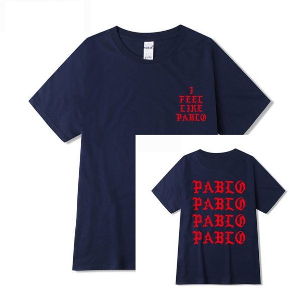 Kanye West I Feel Like Pablo T-shirt Men Streetwear JSK0309