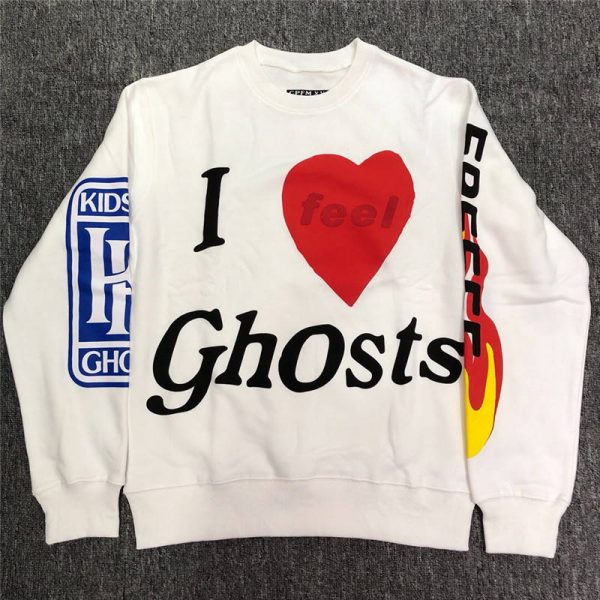 Kanye West Kids See Ghosts Graffiti Men Sweatshirts JSK0309