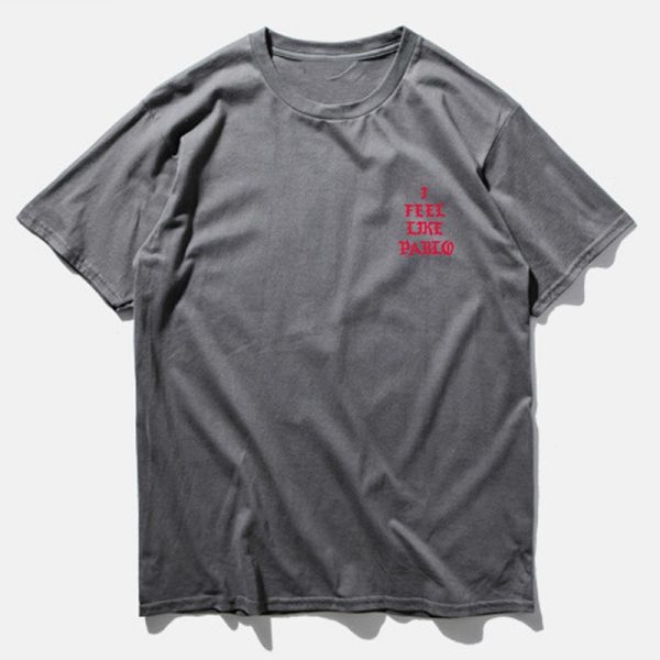 Kanye West Pablo I Feel Like Paul Printed Short Sleeves T-Shirt JSK0309