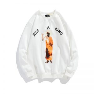 Kanye West Jesus Is King Pullover Loose Sweatshirt JSK0309