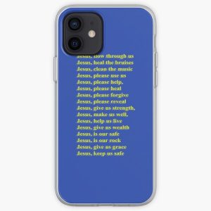 JESUS IS KING- WATER DESIGN iPhone Soft Case RB0309 product Offical Jesus is King Merch