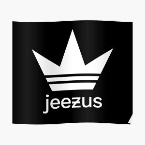 Jeezus Crown Jesus is King Poster RB0309 product Offical Jesus is King Merch