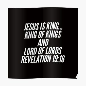 Jesus is King of kings Poster RB0309 product Offical Jesus is King Merch