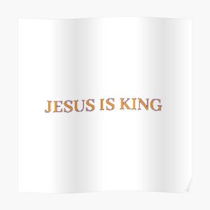 Jesus is King Sticker Poster RB0309 product Offical Jesus is King Merch