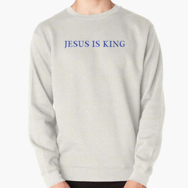 Jesus is King - Kanye West (Blue on Yellow) Pullover Sweatshirt RB0309 product Offical Jesus is King Merch