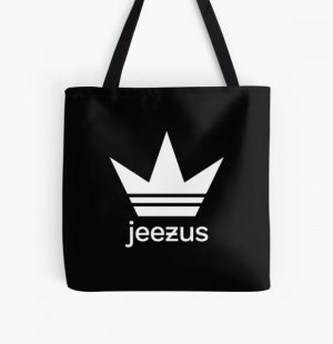 Jeezus Crown Jesus is King All Over Print Tote Bag RB0309 product Offical Jesus is King Merch