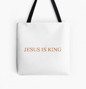Jesus is King Sticker All Over Print Tote Bag RB0309 product Offical Jesus is King Merch