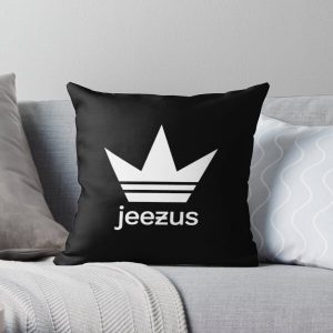 Jeezus Crown Jesus is King Throw Pillow RB0309 product Offical Jesus is King Merch