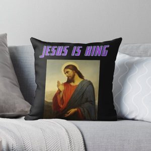 JESUS IS KING LIMITED merch  Throw Pillow RB0309 product Offical Jesus is King Merch