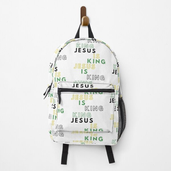 Jesus is KING Tshirt | Black, Green, and Gold  Backpack RB0309 product Offical Jesus is King Merch