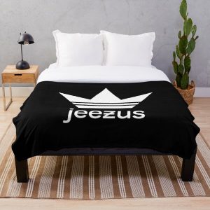 Jeezus Crown Jesus is King Throw Blanket RB0309 product Offical Jesus is King Merch